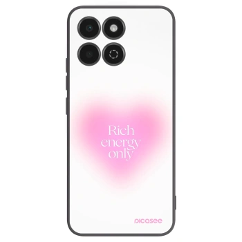 Picasee Μαύρη θήκη σιλικόνης για Honor 200 Smart 5G - Rich Energy