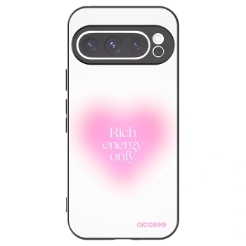Picasee Μαύρη θήκη σιλικόνης για Google Pixel 9 Pro - Rich Energy