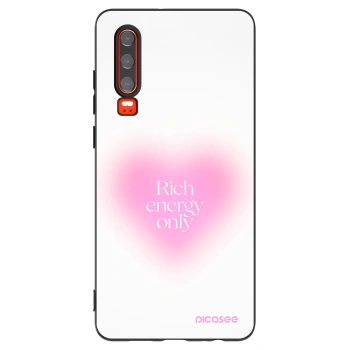 Picasee Μαύρη θήκη σιλικόνης για Huawei P30 - Rich Energy