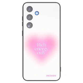 Picasee Μαύρη θήκη σιλικόνης για Samsung Galaxy S25 FE 5G - Rich Energy