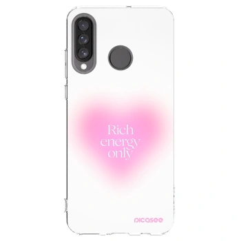 Picasee διαφανής θήκη σιλικόνης Huawei P30 Lite - Rich Energy