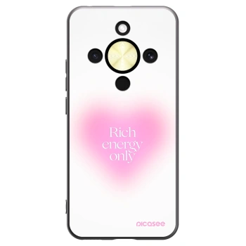 Picasee Μαύρη θήκη σιλικόνης για Honor Magic8 Lite 5G - Rich Energy