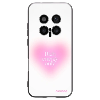 Picasee Μαύρη θήκη σιλικόνης για Honor Magic8 Pro 5G - Rich Energy