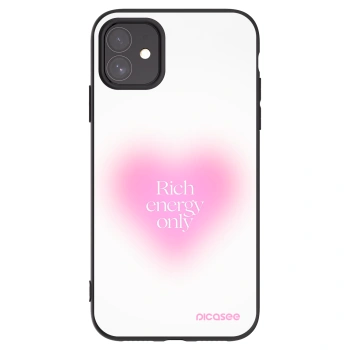 Picasee Μαύρη θήκη σιλικόνης για Apple iPhone 11 - Rich Energy