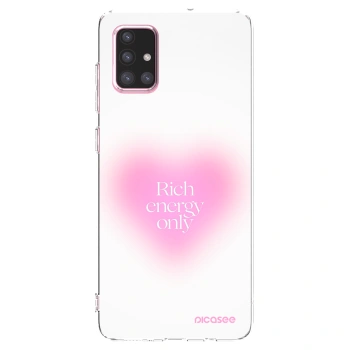 Picasee διαφανής θήκη σιλικόνης Samsung Galaxy A71 A715F - Rich Energy