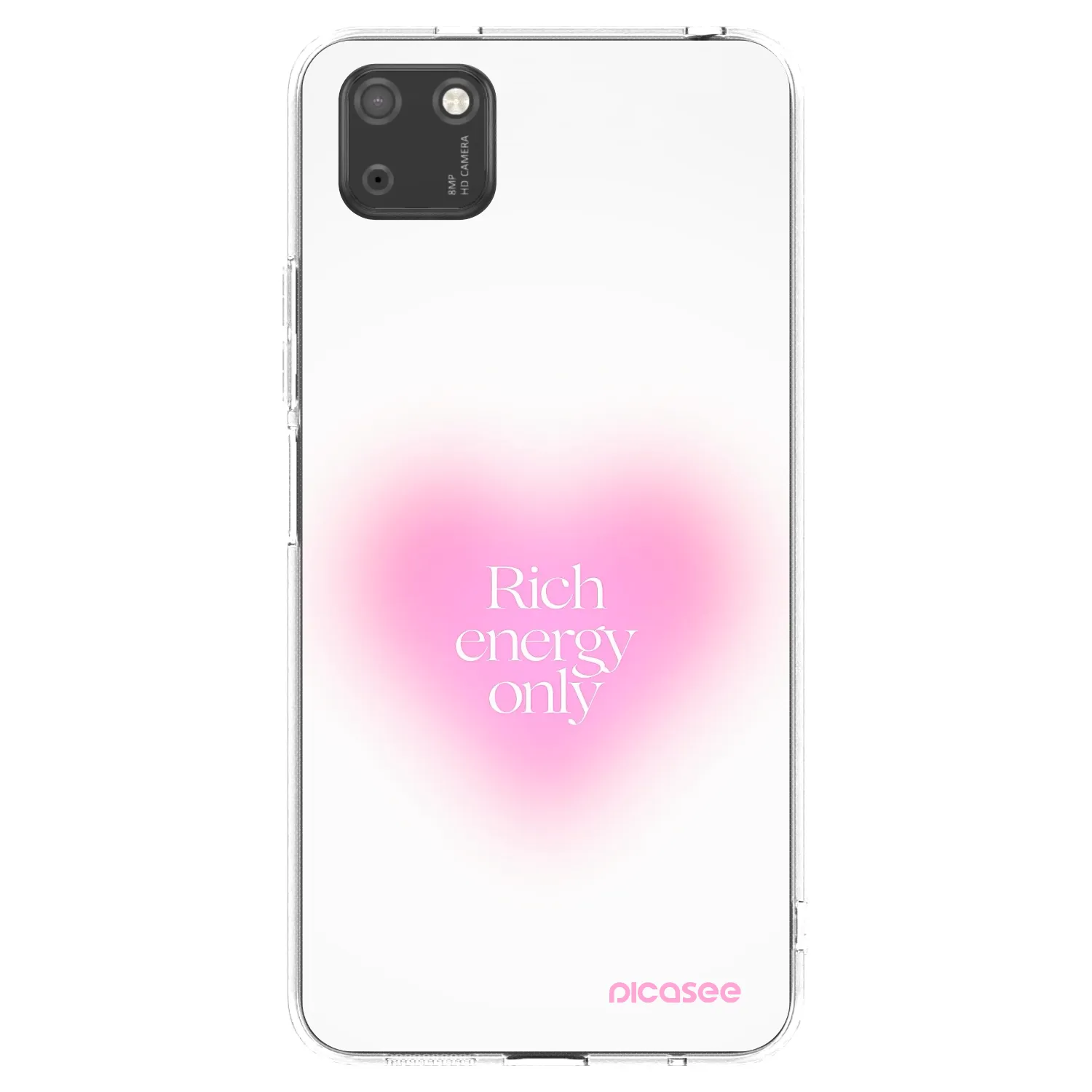 Picasee διαφανής θήκη σιλικόνης Huawei Y5P - Rich Energy