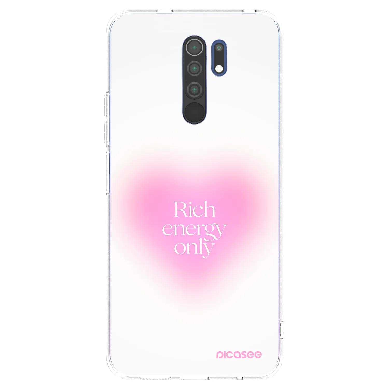 Picasee διαφανής θήκη σιλικόνης Xiaomi Redmi 9 - Rich Energy