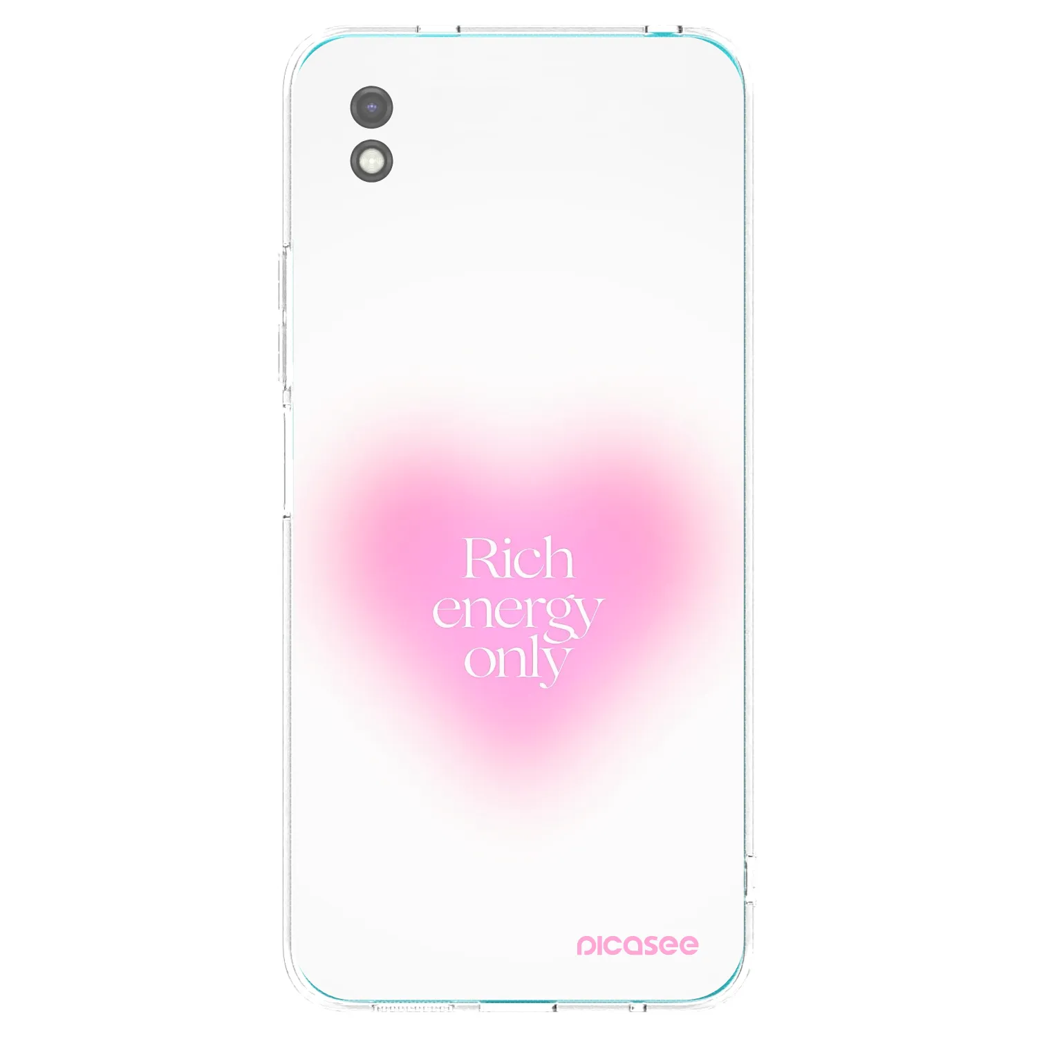 Picasee Μαύρη θήκη σιλικόνης για Xiaomi Redmi 9A - Rich Energy