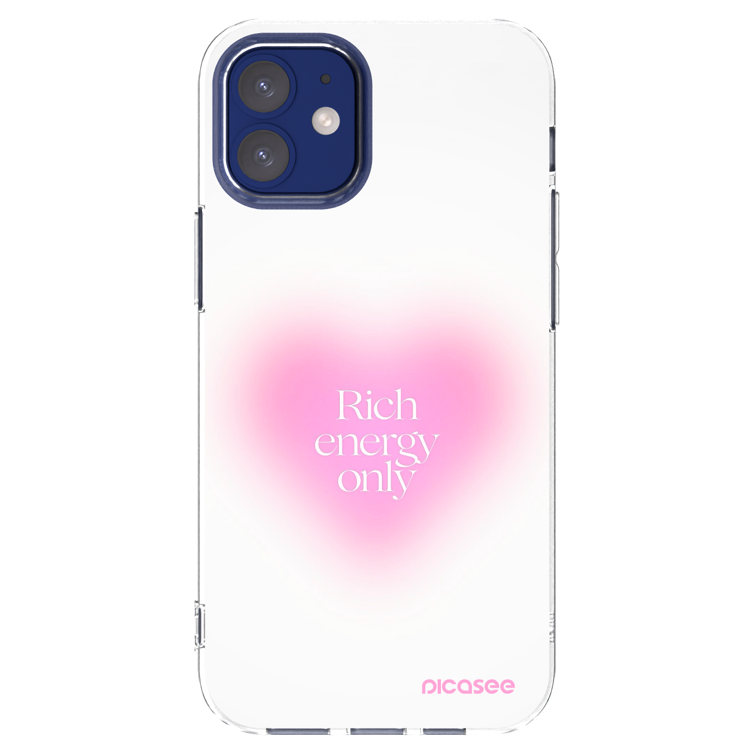 Picasee διαφανής θήκη σιλικόνης Apple iPhone 12 mini - Rich Energy