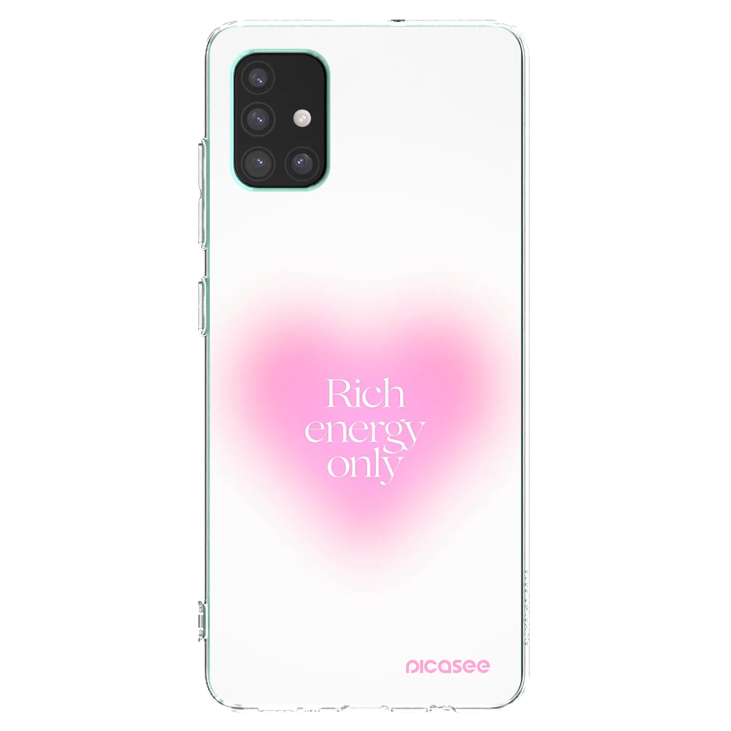 Picasee διαφανής θήκη σιλικόνης Samsung Galaxy M51 M515F - Rich Energy