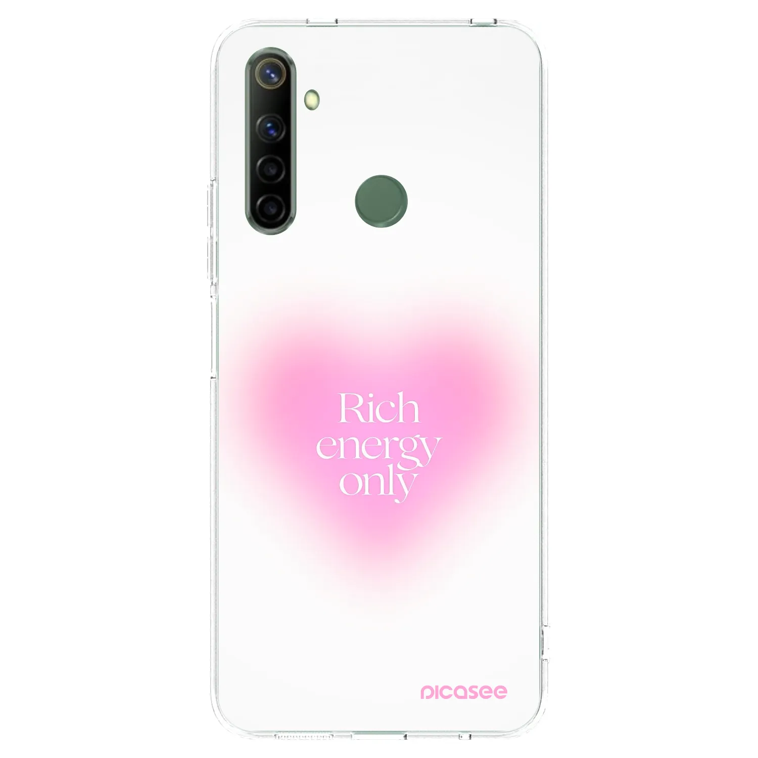 Picasee διαφανής θήκη σιλικόνης Realme 6i - Rich Energy
