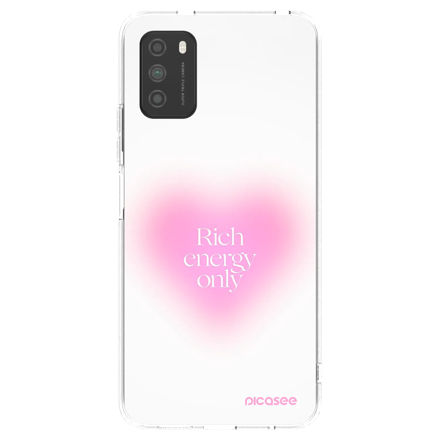 Picasee διαφανής θήκη σιλικόνης Xiaomi Poco M3 - Rich Energy