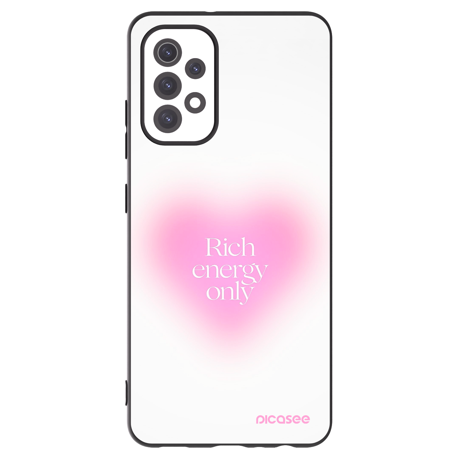 Picasee Μαύρη θήκη σιλικόνης για Samsung Galaxy A32 5G A326B - Rich Energy
