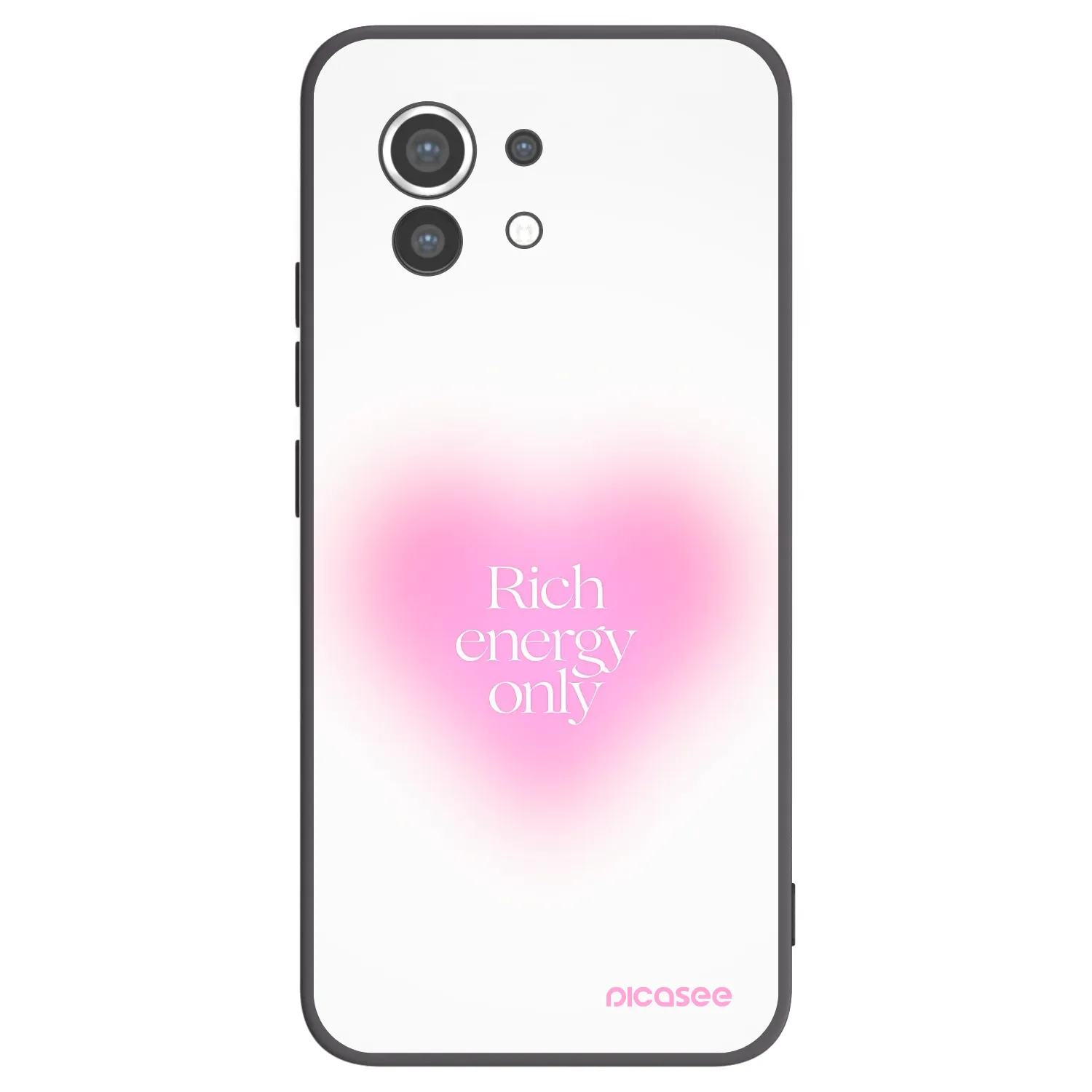 Picasee Μαύρη θήκη σιλικόνης για Xiaomi Mi 11 - Rich Energy