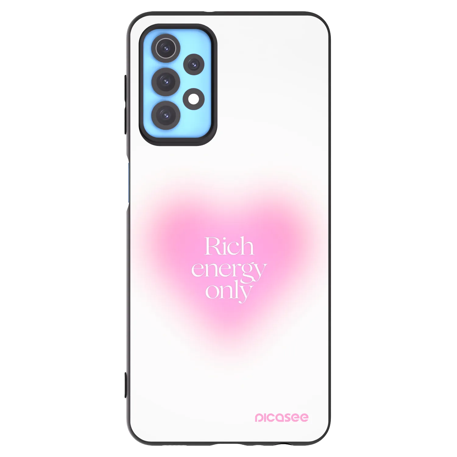 Picasee Μαύρη θήκη σιλικόνης για Samsung Galaxy A32 4G SM-A325F - Rich Energy