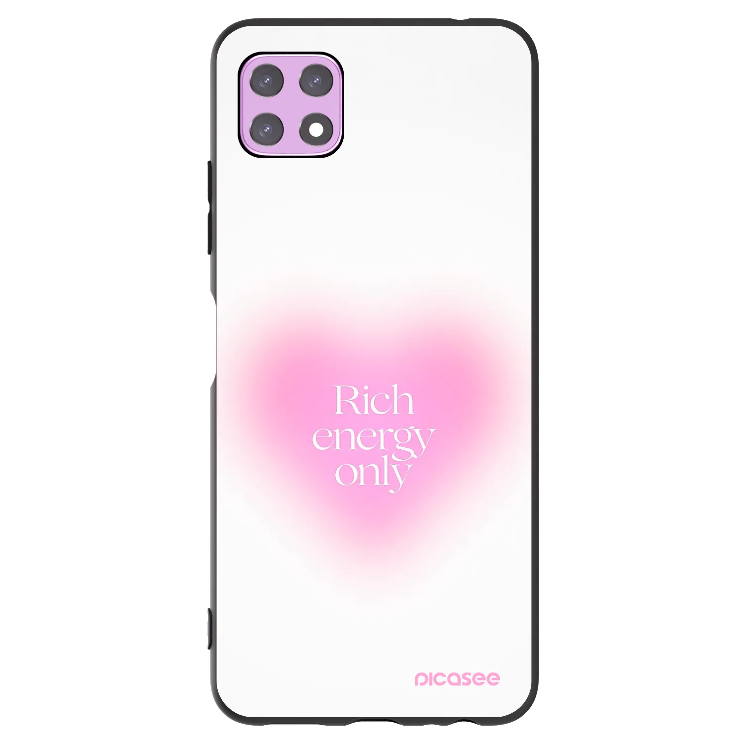 Picasee Μαύρη θήκη σιλικόνης για Samsung Galaxy A22 A226B 5G - Rich Energy
