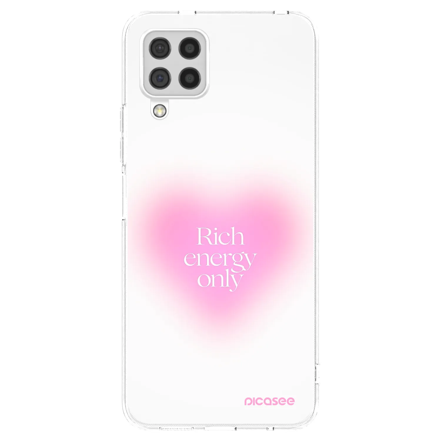 Picasee διαφανής θήκη σιλικόνης Samsung Galaxy A22 A225F 4G - Rich Energy