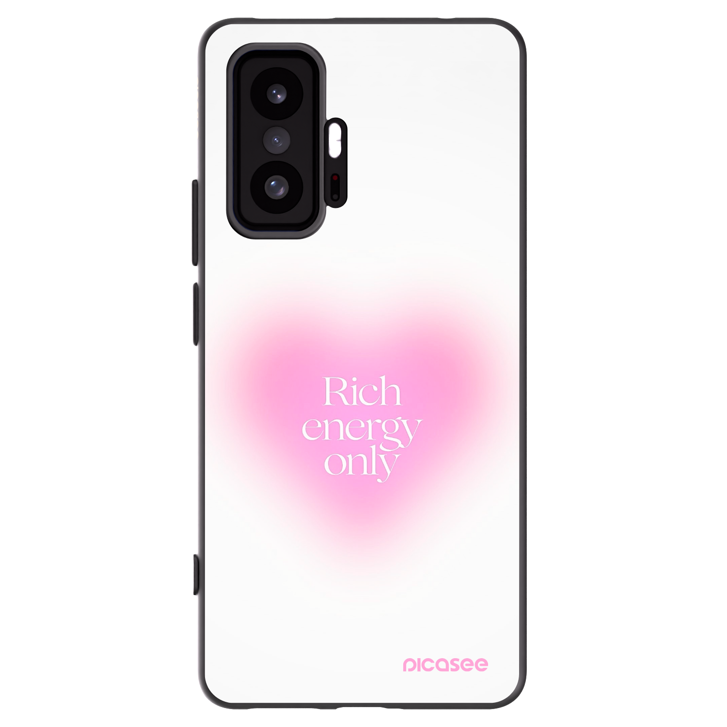 Picasee Μαύρη θήκη σιλικόνης για Xiaomi 11T - Rich Energy