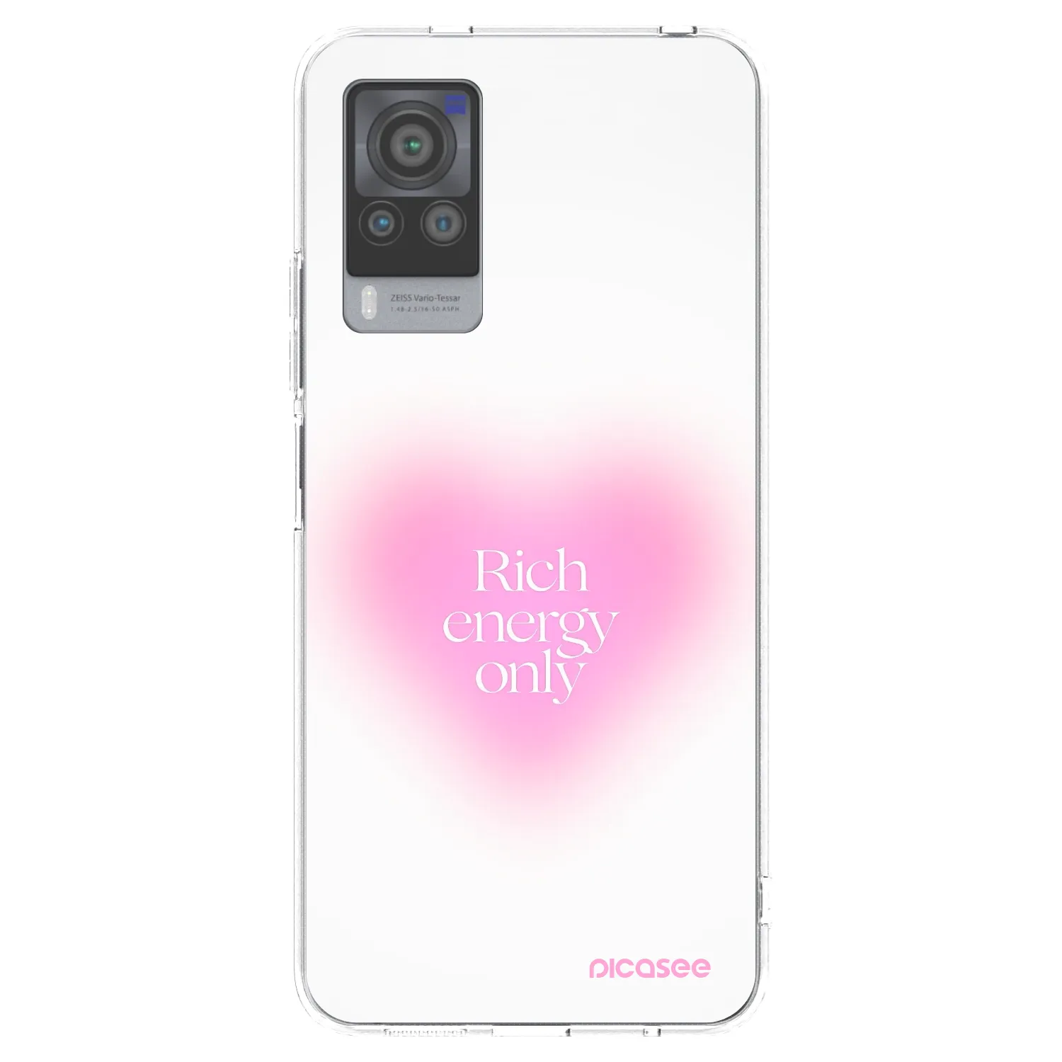 Picasee διαφανής θήκη σιλικόνης Vivo X60 Pro 5G - Rich Energy
