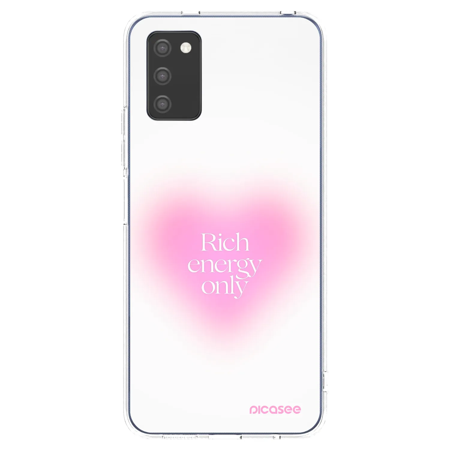 Picasee διαφανής θήκη σιλικόνης Samsung Galaxy A03s A037G - Rich Energy
