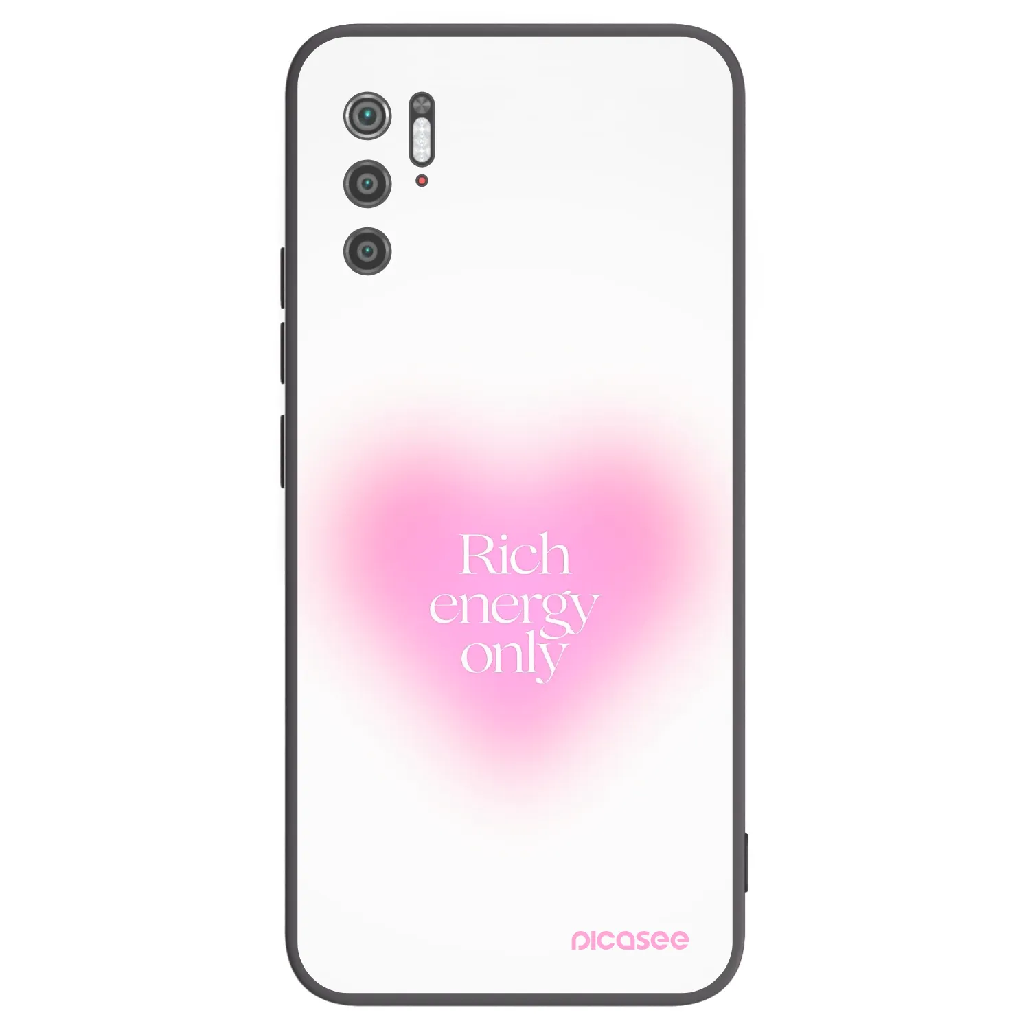 Picasee Μαύρη θήκη σιλικόνης για Xiaomi Poco M3 Pro 5G - Rich Energy