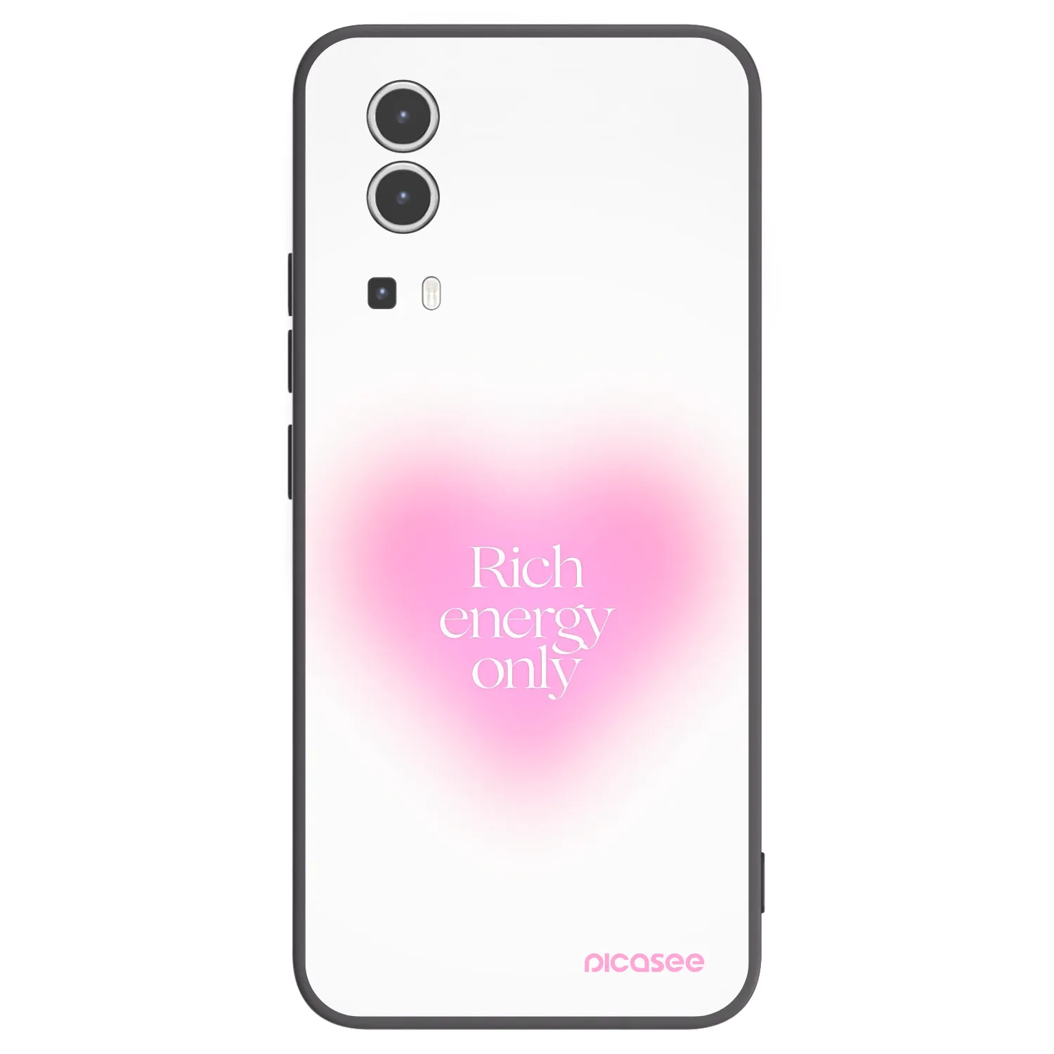 Picasee Μαύρη θήκη σιλικόνης για Vivo Y72 5G - Rich Energy