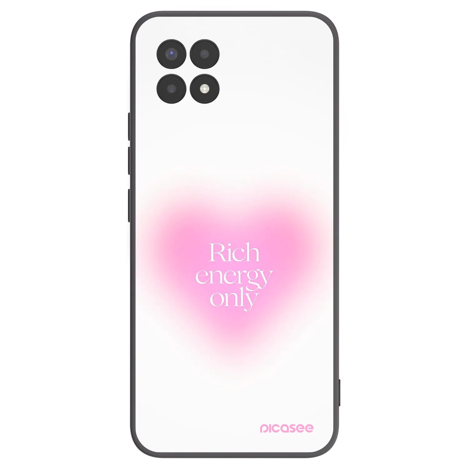 Picasee Μαύρη θήκη σιλικόνης για Realme 8i - Rich Energy