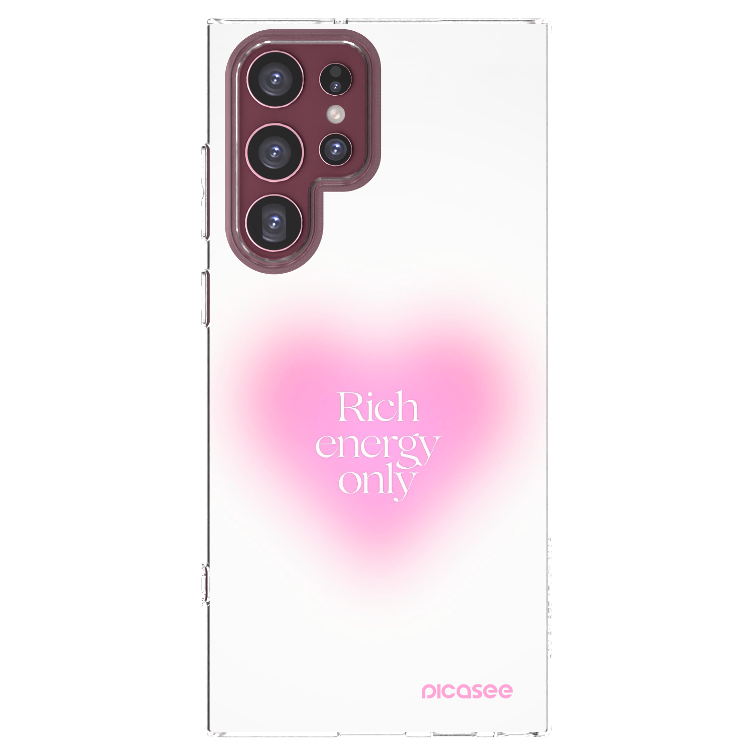 Picasee διαφανής θήκη σιλικόνης Samsung Galaxy S22 Ultra 5G - Rich Energy