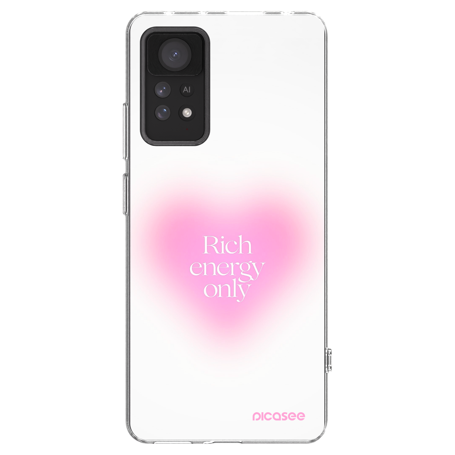 Picasee διαφανής θήκη σιλικόνης Xiaomi Redmi Note 11 Pro - Rich Energy