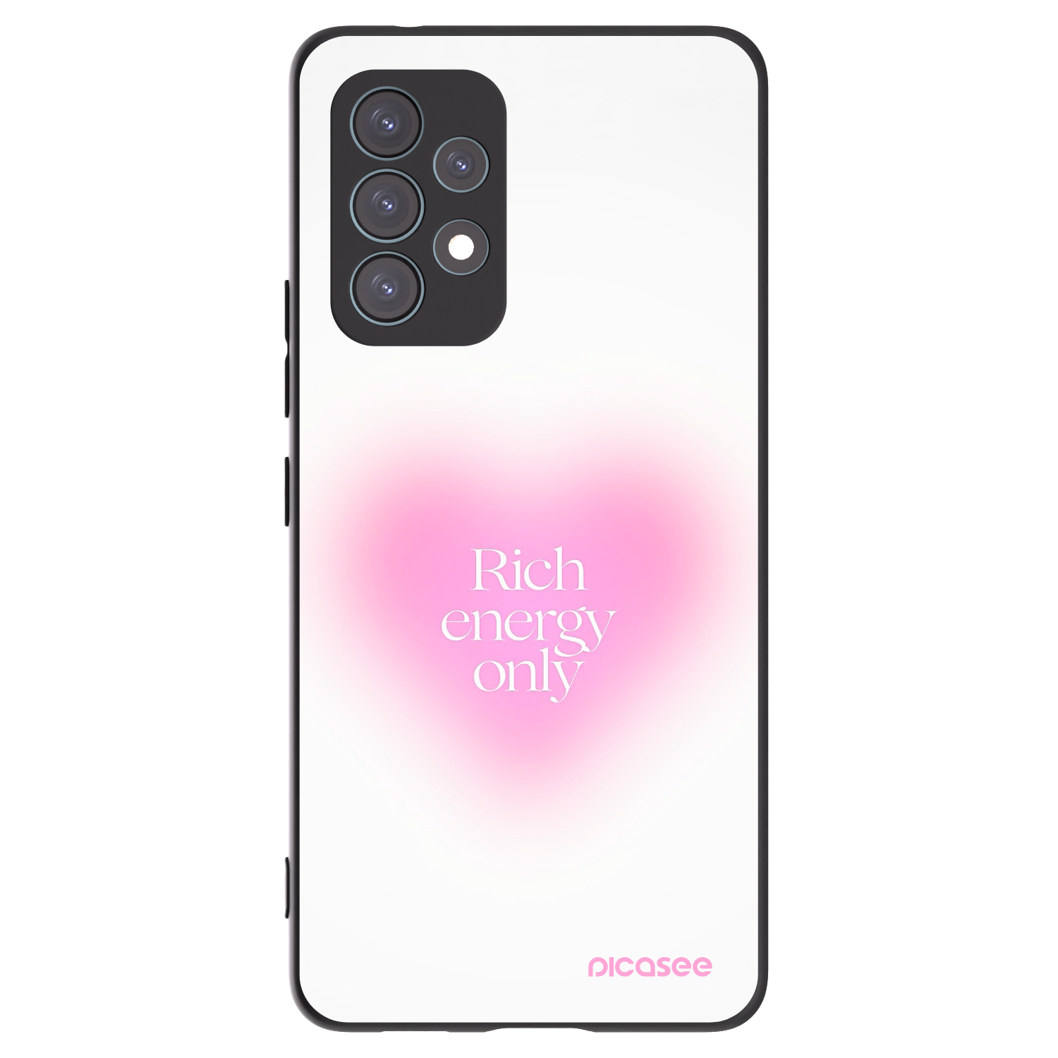 Picasee Μαύρη θήκη σιλικόνης για Samsung Galaxy A53 5G A536 - Rich Energy