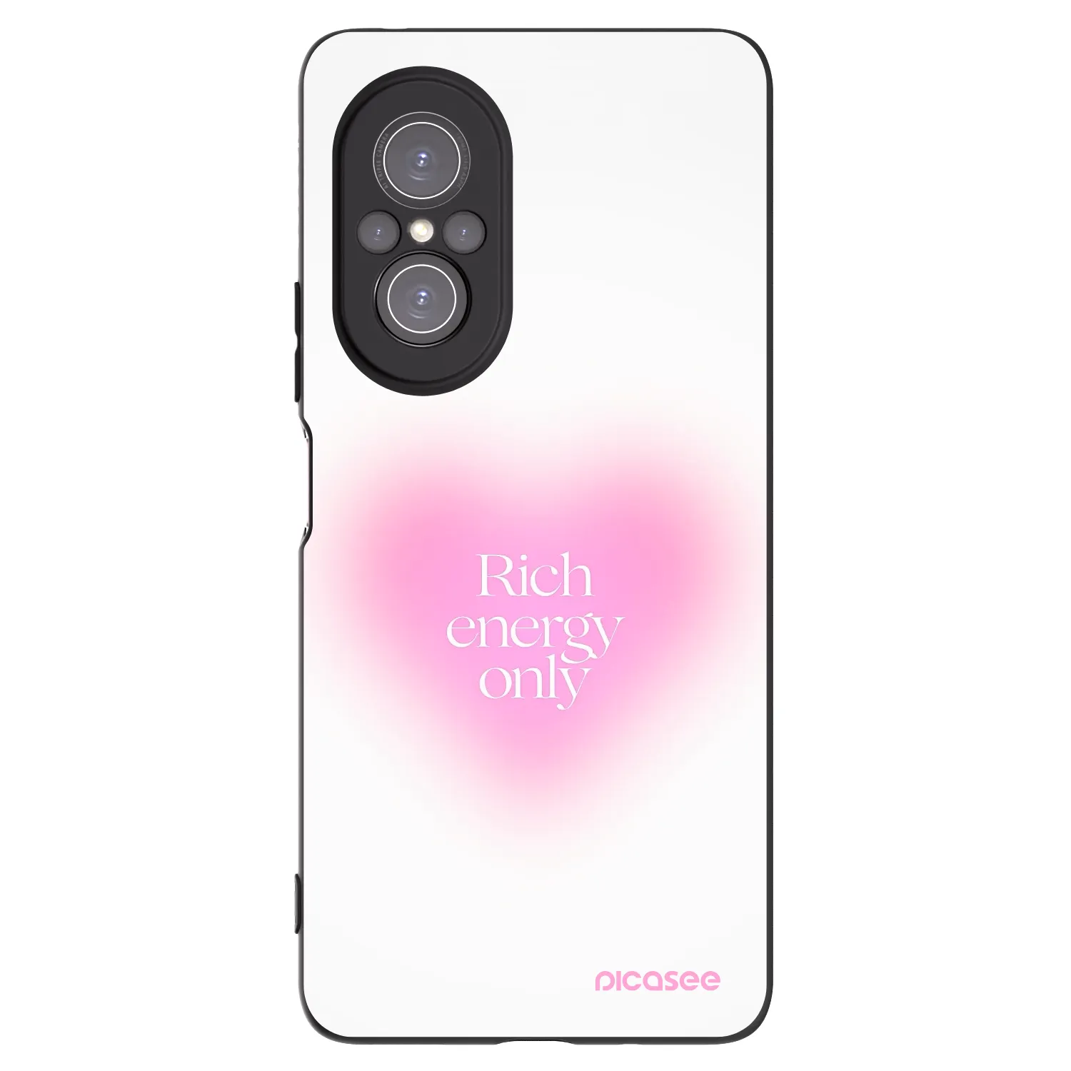 Picasee Μαύρη θήκη σιλικόνης για Huawei Nova 9 SE - Rich Energy