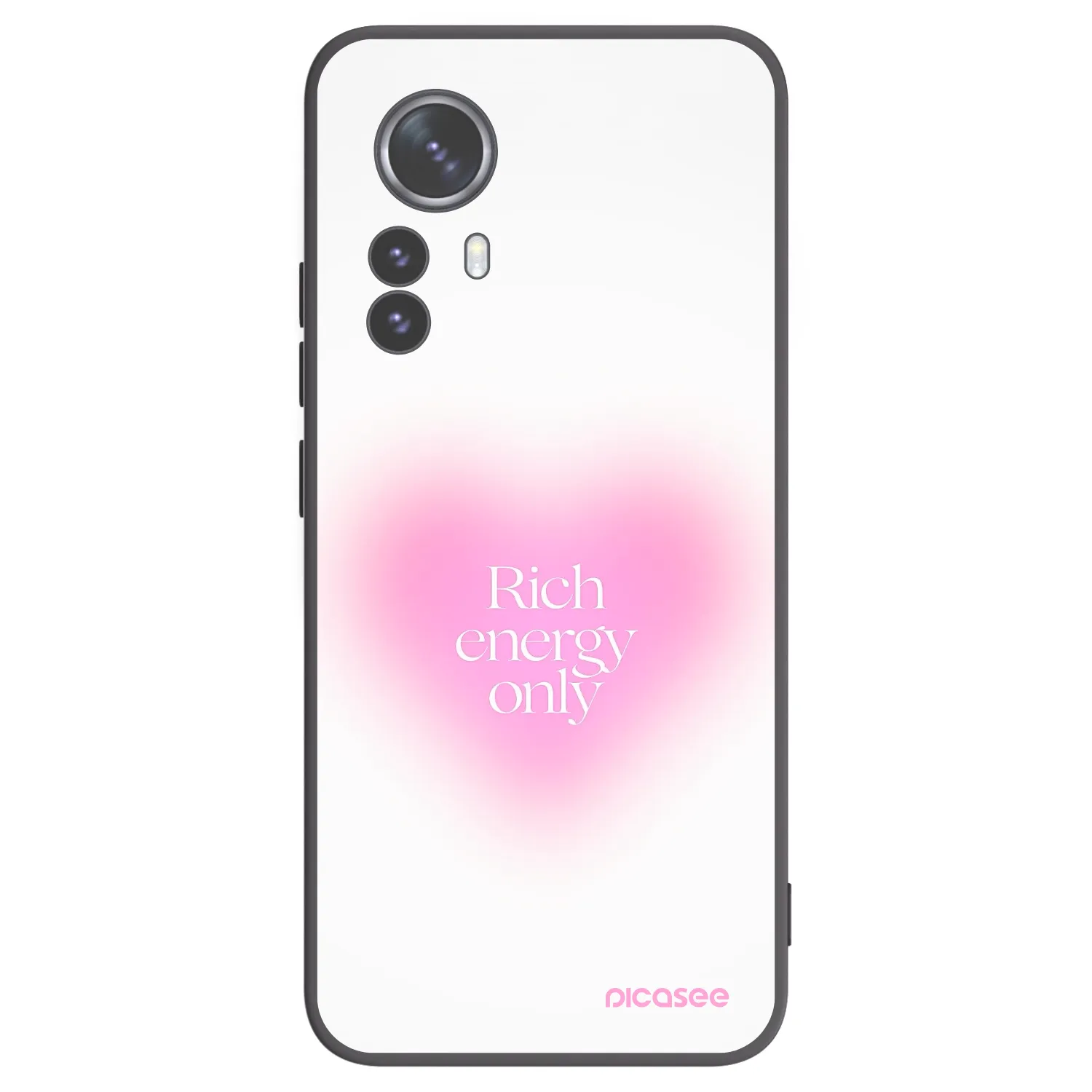 Picasee Μαύρη θήκη σιλικόνης για Xiaomi 12 Pro - Rich Energy