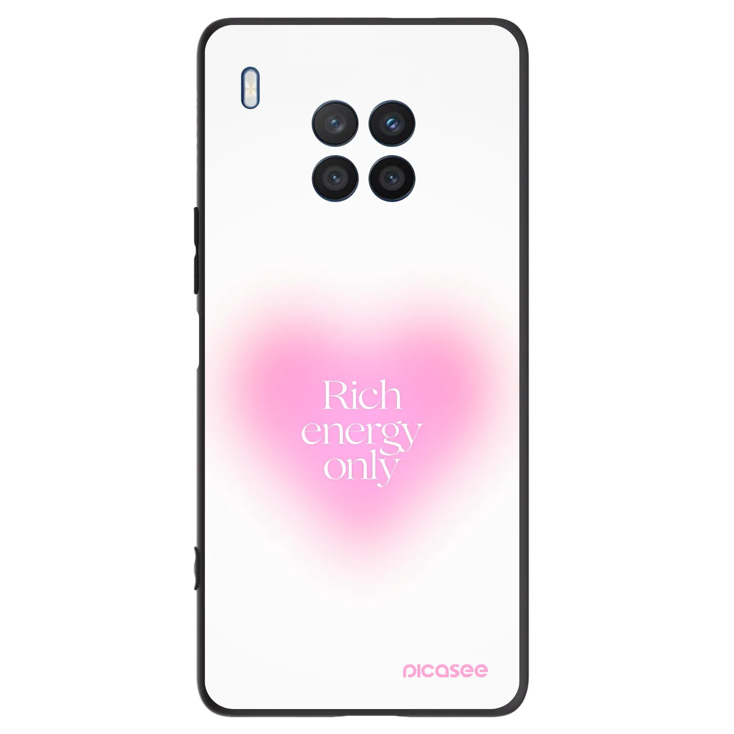 Picasee Μαύρη θήκη σιλικόνης για Honor 50 Lite - Rich Energy