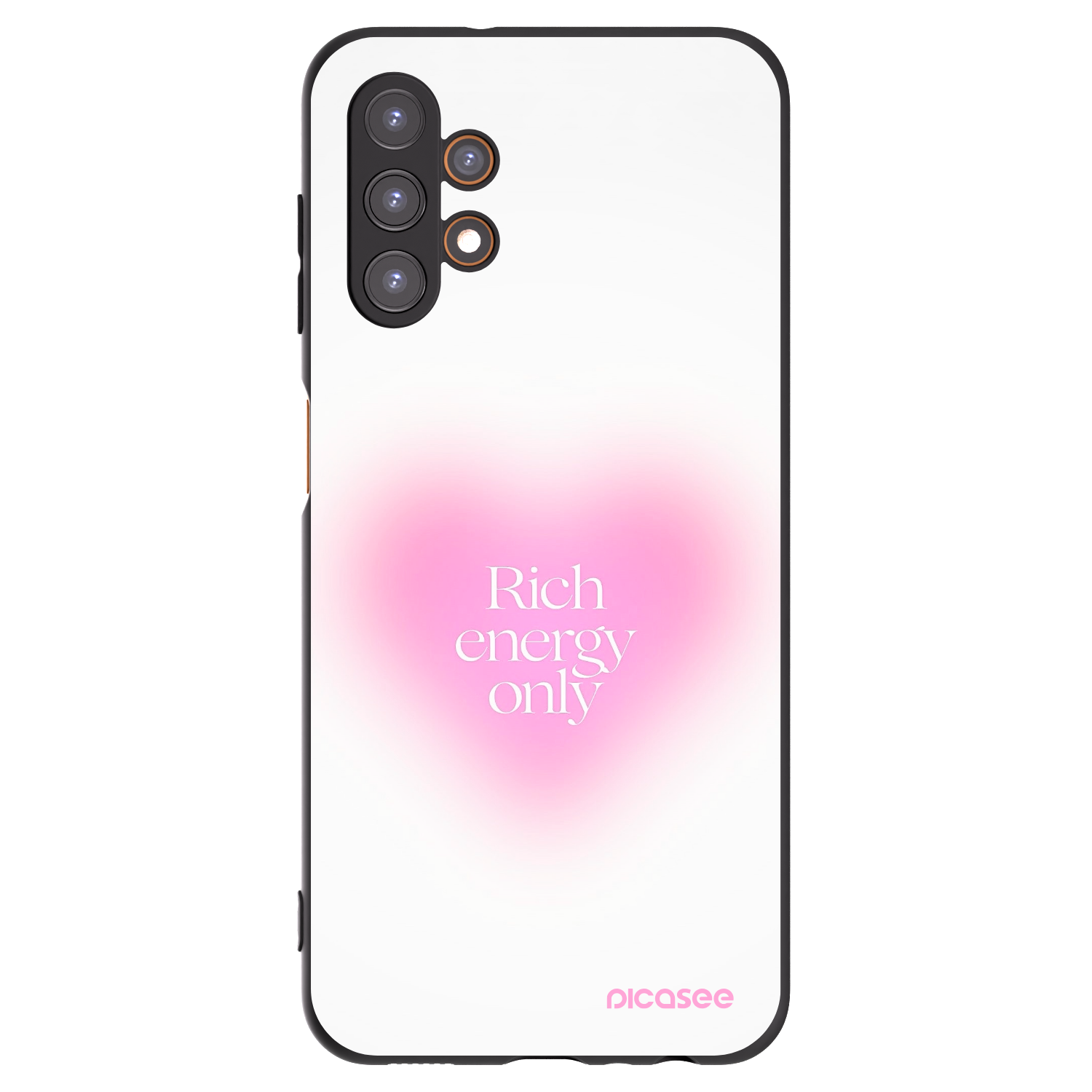 Picasee Μαύρη θήκη σιλικόνης για Samsung Galaxy A13 4G A135 - Rich Energy