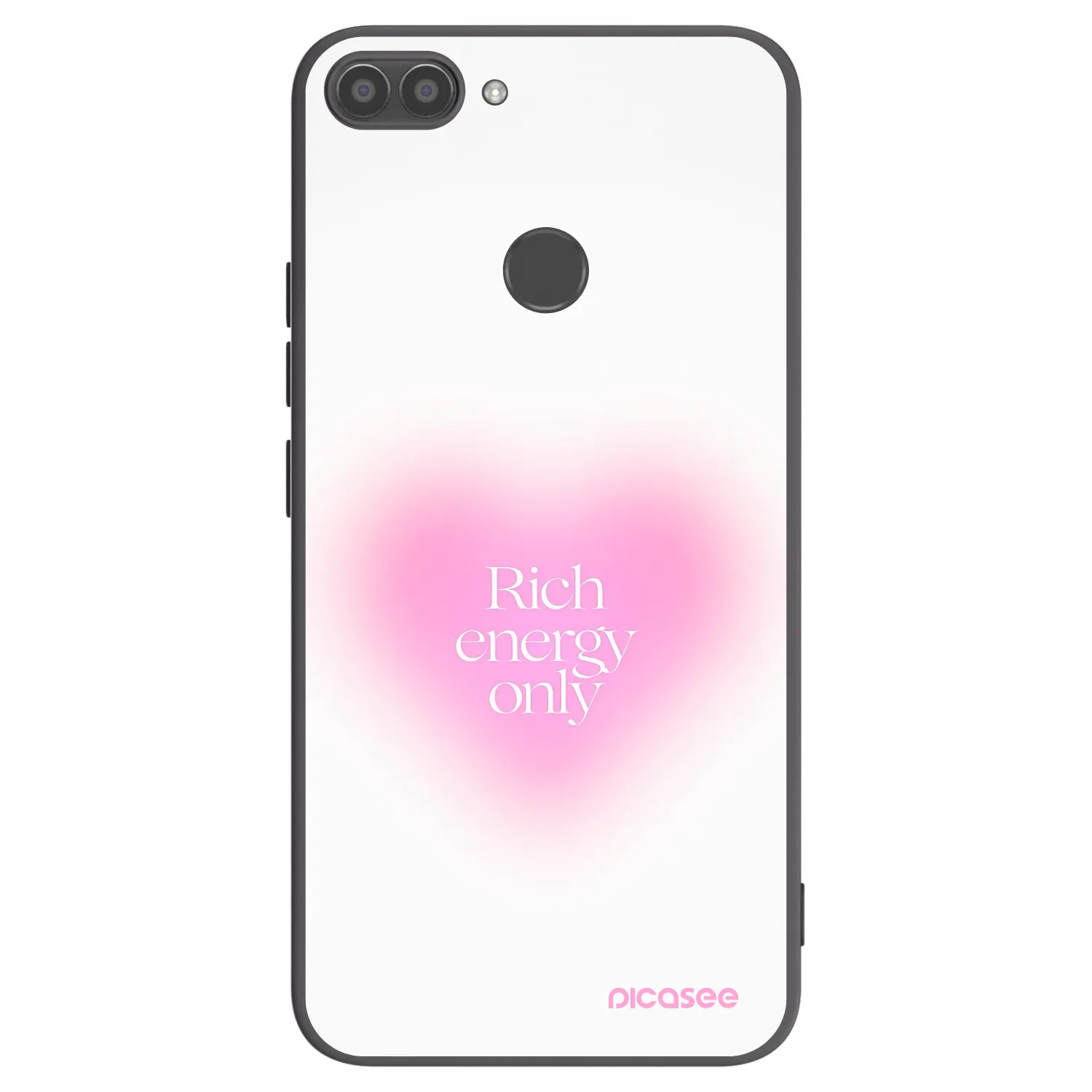 Picasee Μαύρη θήκη σιλικόνης για Huawei P Smart - Rich Energy