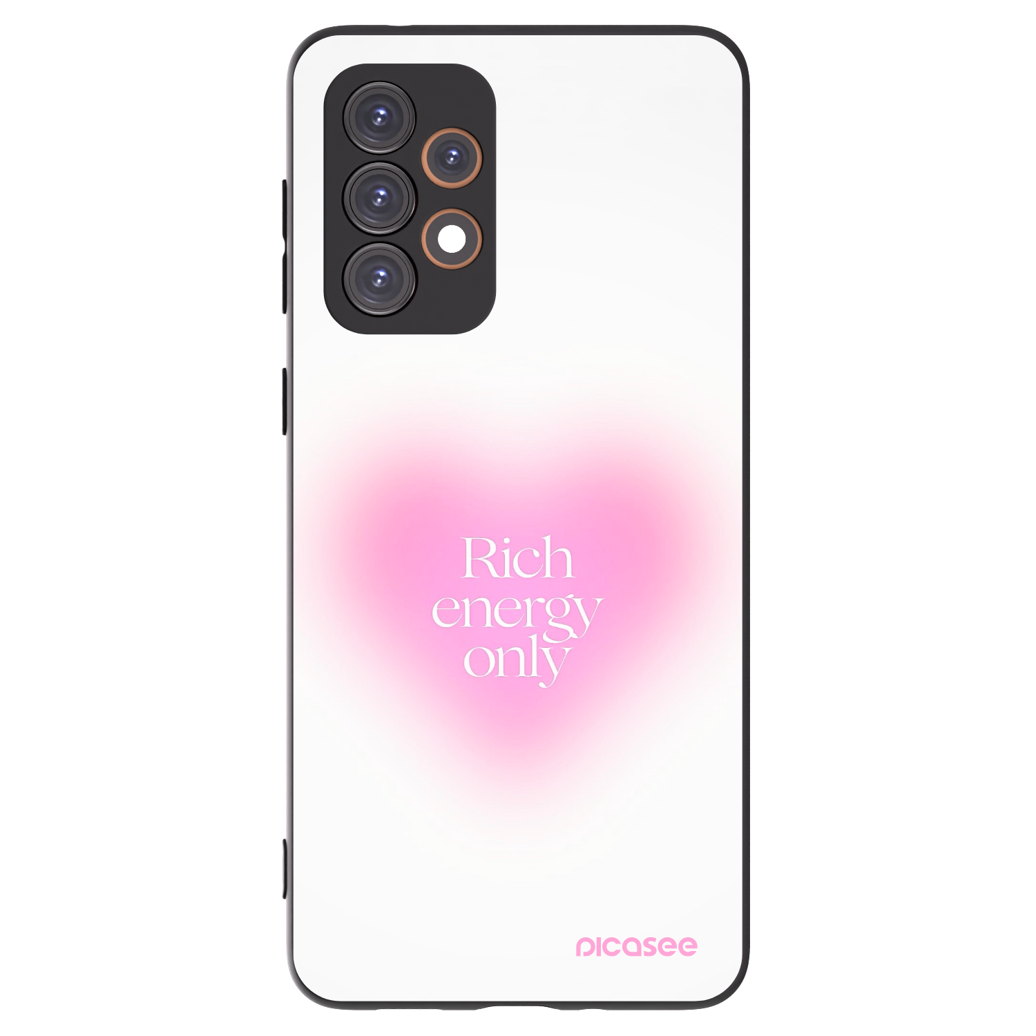 Picasee Μαύρη θήκη σιλικόνης για Samsung Galaxy A33 5G A336 - Rich Energy