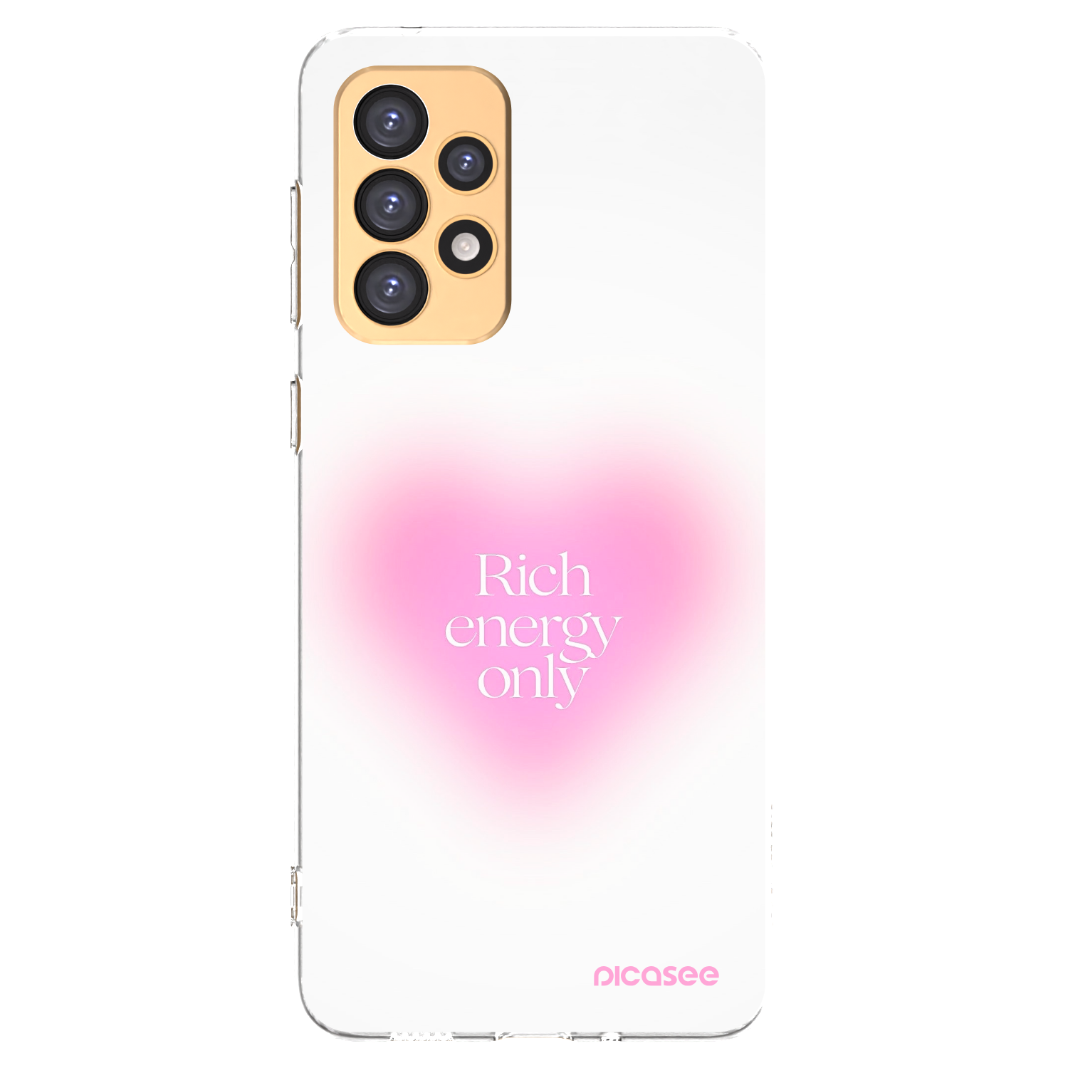 Picasee διαφανής θήκη σιλικόνης Samsung Galaxy A33 5G A336 - Rich Energy
