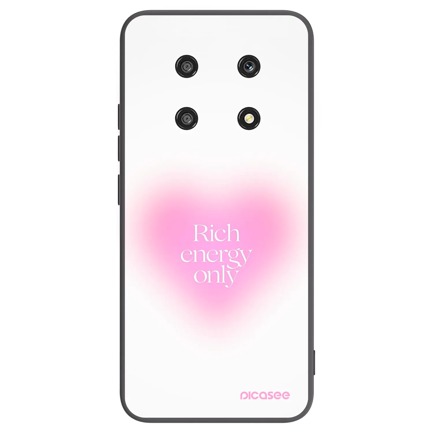 Picasee Μαύρη θήκη σιλικόνης για Honor Magic4 Lite 5G - Rich Energy