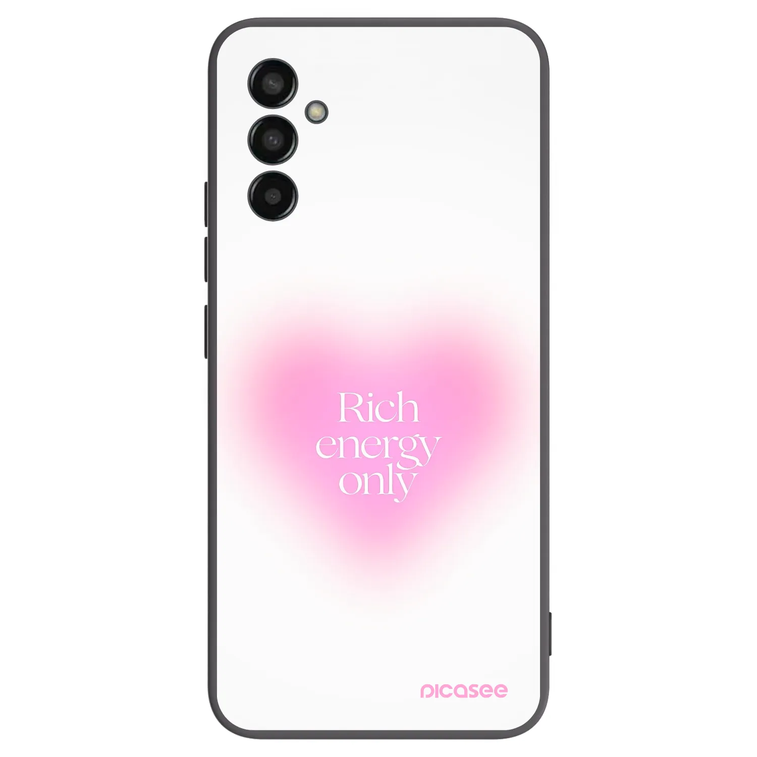 Picasee Μαύρη θήκη σιλικόνης για Samsung Galaxy M13 M135F - Rich Energy