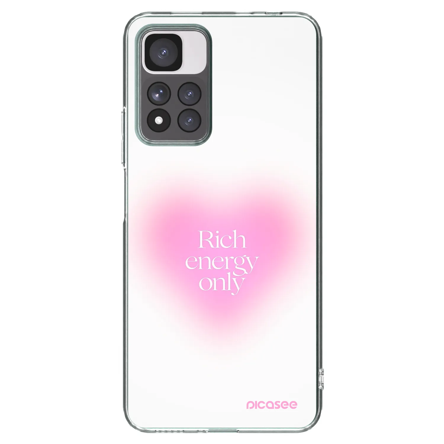 Picasee διαφανής θήκη σιλικόνης Xiaomi Redmi Note 11 Pro+ 5G - Rich Energy