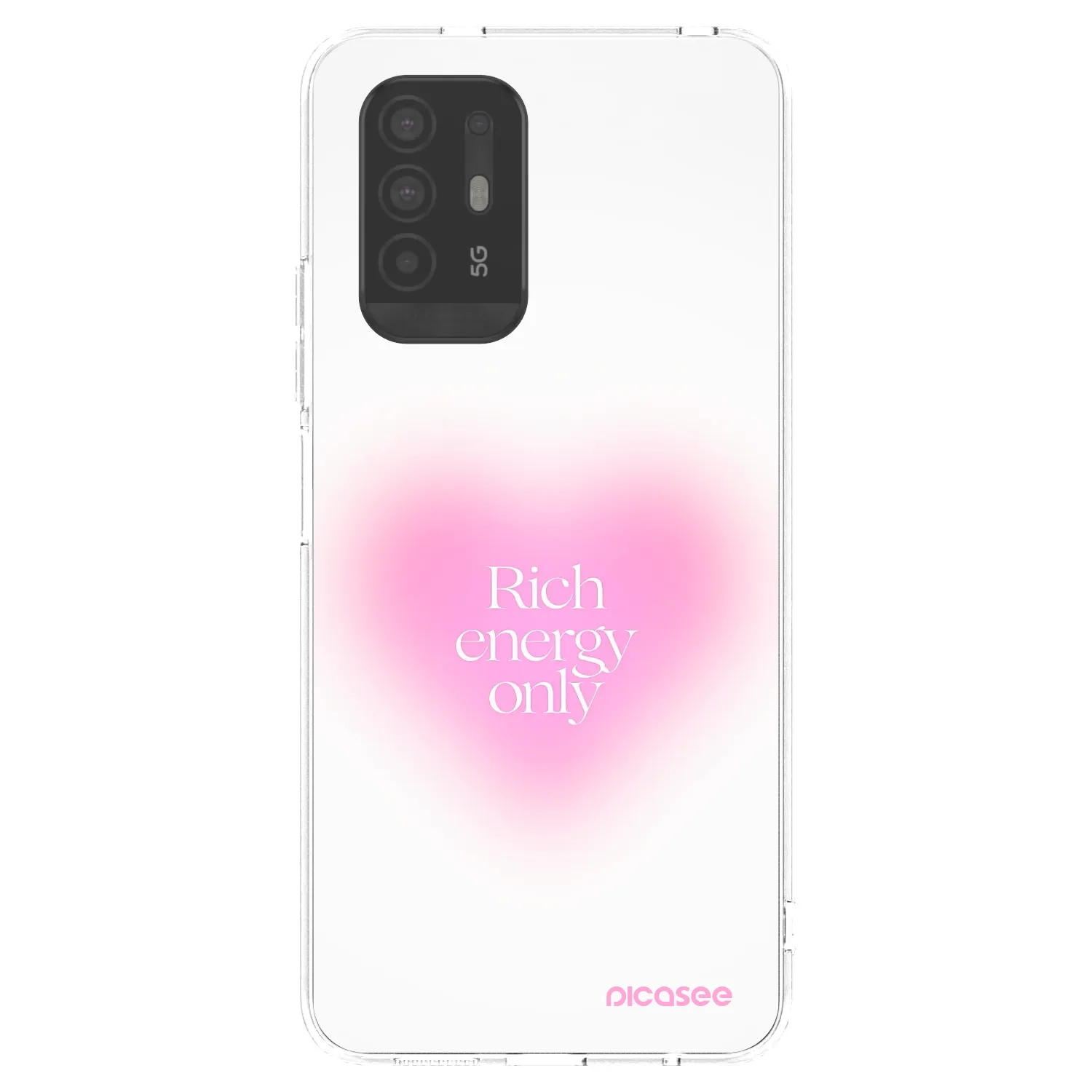 Picasee διαφανής θήκη σιλικόνης OPPO A94 5G - Rich Energy