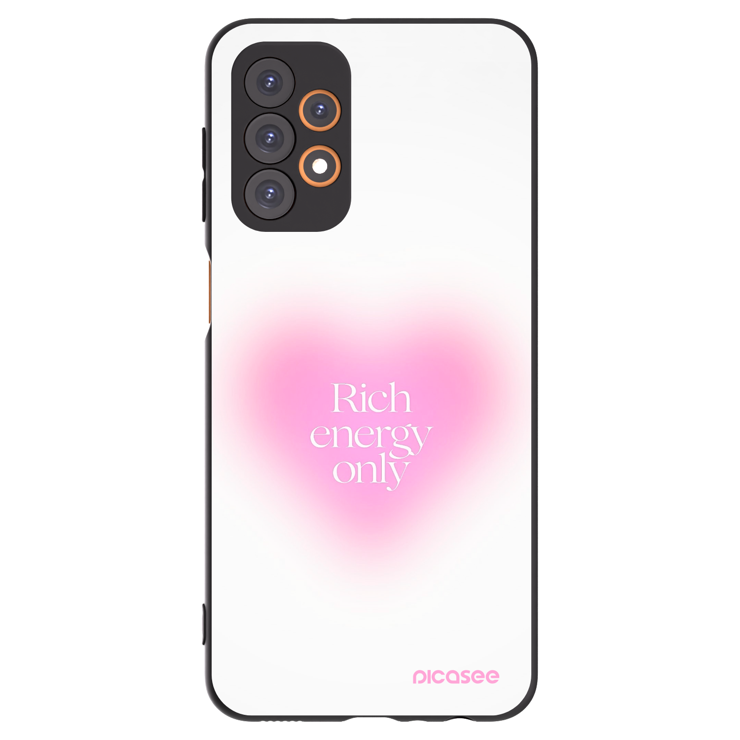 Picasee Μαύρη θήκη σιλικόνης για Samsung Galaxy A23 A235F 4G - Rich Energy