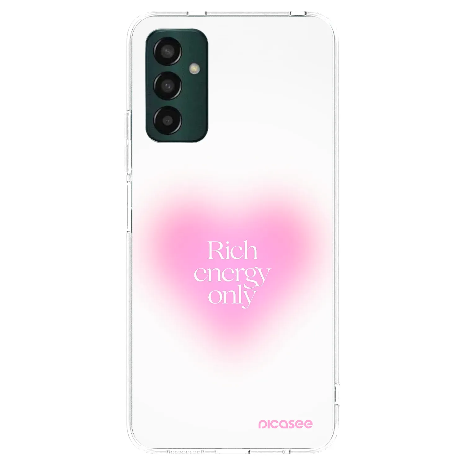 Picasee διαφανής θήκη σιλικόνης Samsung Galaxy M23 5G - Rich Energy