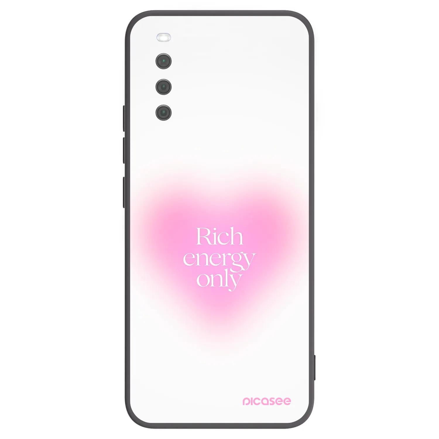 Picasee Μαύρη θήκη σιλικόνης για Sony Xperia 10 III - Rich Energy