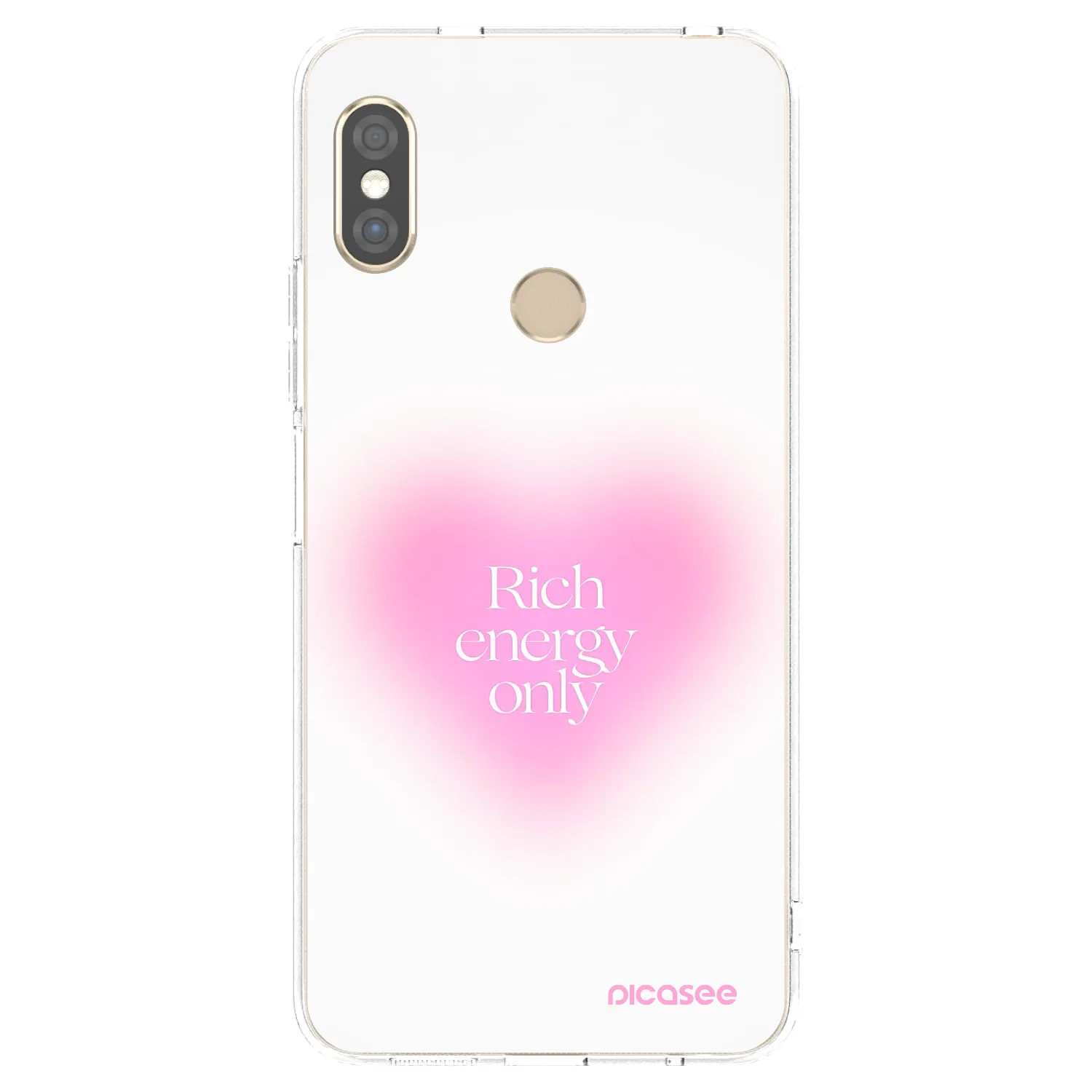 Picasee διαφανής θήκη σιλικόνης Xiaomi Redmi Note 5 Global - Rich Energy