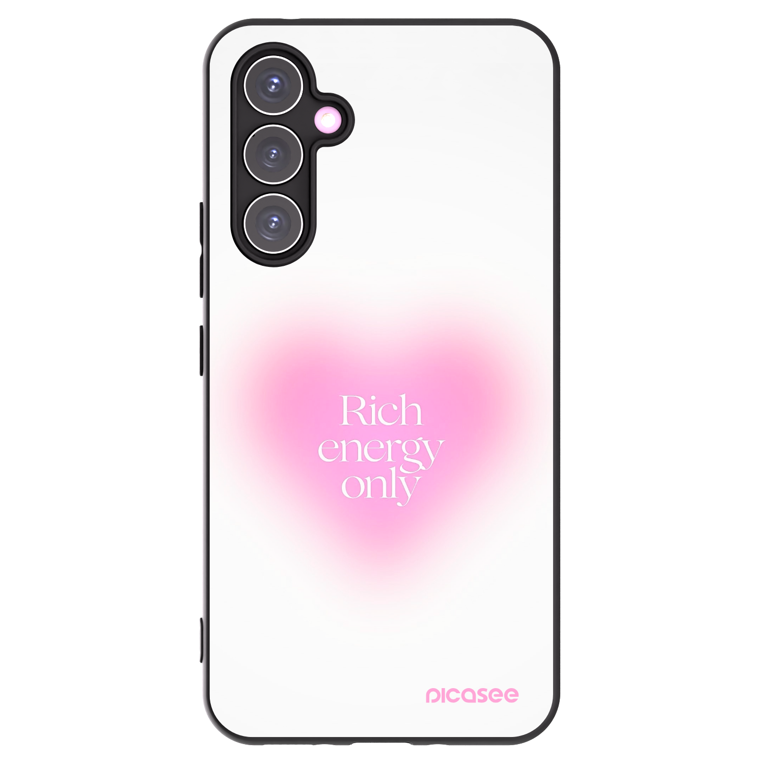 Picasee Μαύρη θήκη σιλικόνης για Samsung Galaxy A54 5G A546B - Rich Energy