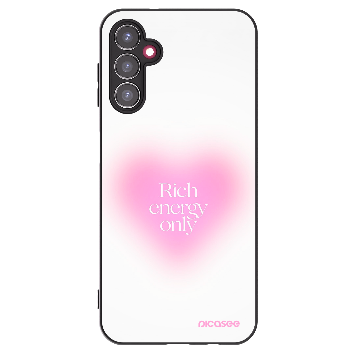 Picasee Μαύρη θήκη σιλικόνης για Samsung Galaxy A14 5G A146P - Rich Energy