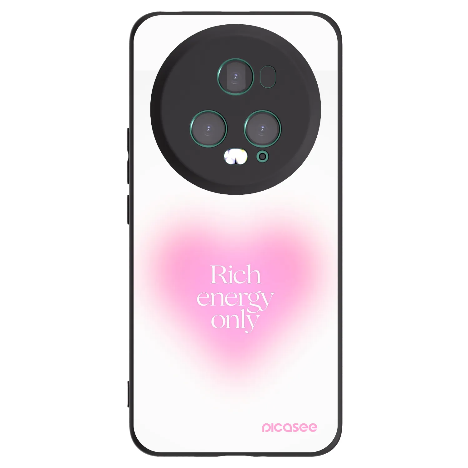 Picasee Μαύρη θήκη σιλικόνης για Honor Magic5 Pro - Rich Energy