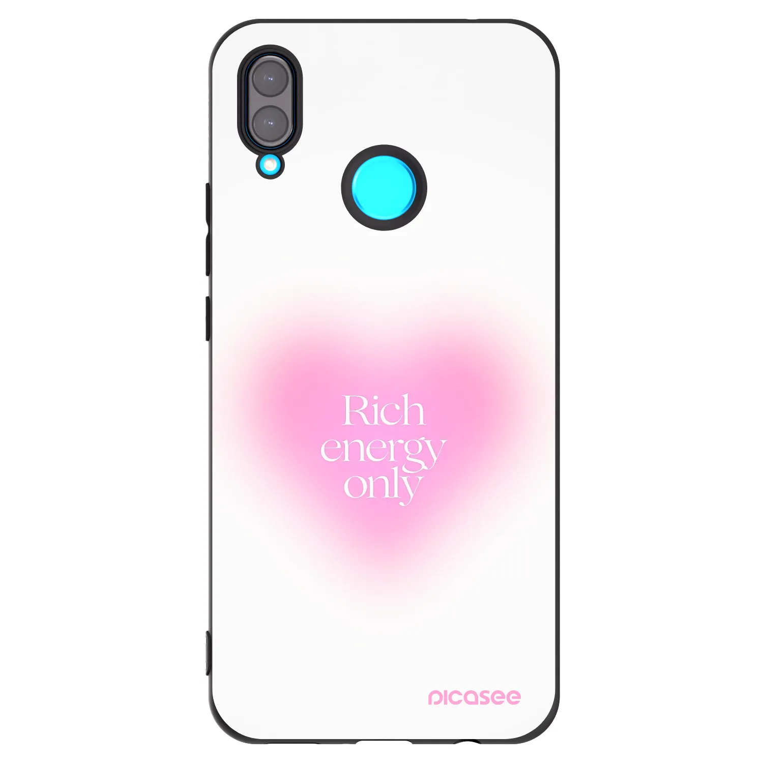 Picasee Μαύρη θήκη σιλικόνης για Huawei Nova 3 - Rich Energy