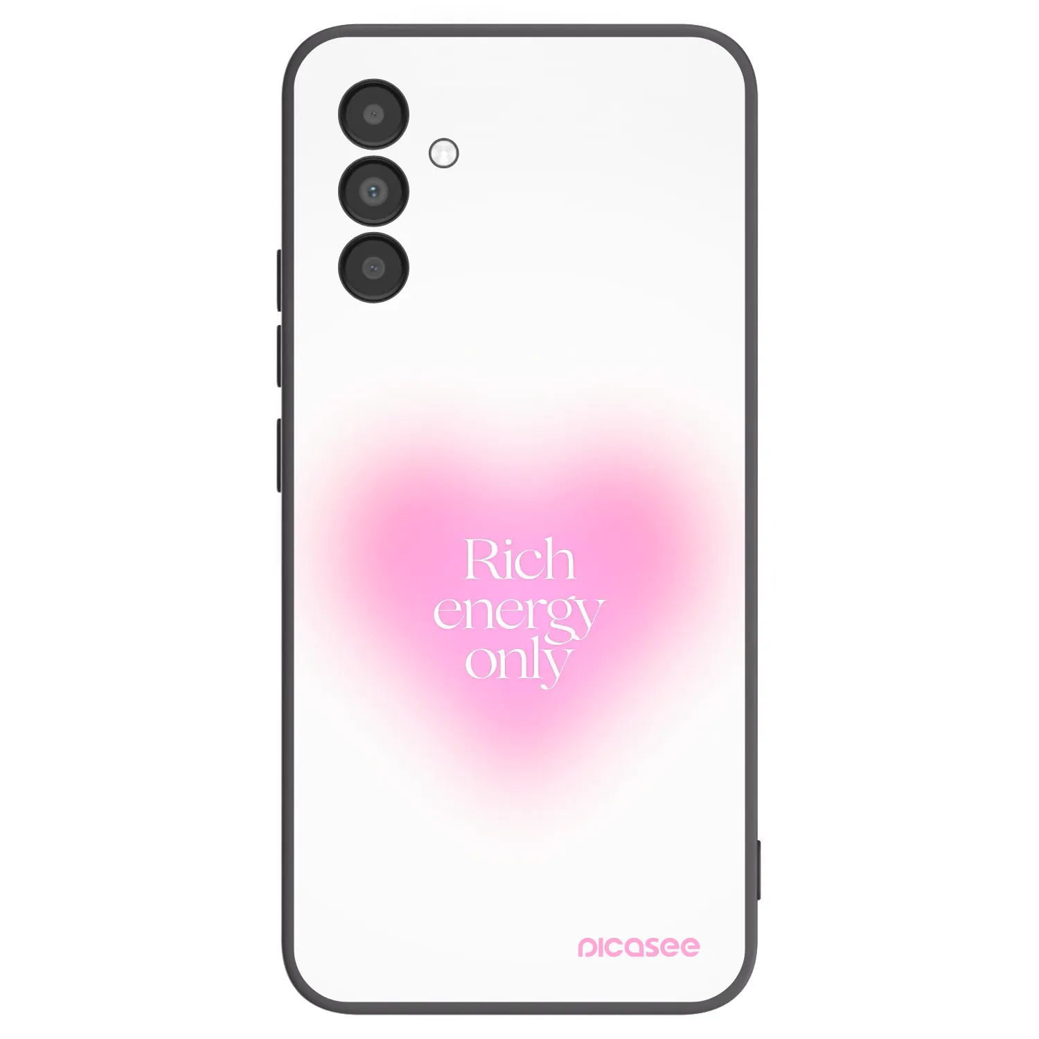 Picasee Μαύρη θήκη σιλικόνης για Samsung Galaxy A04s A047F - Rich Energy